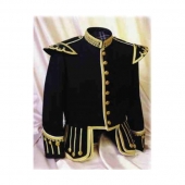 Black Piper/Drummer Doublet Jacket